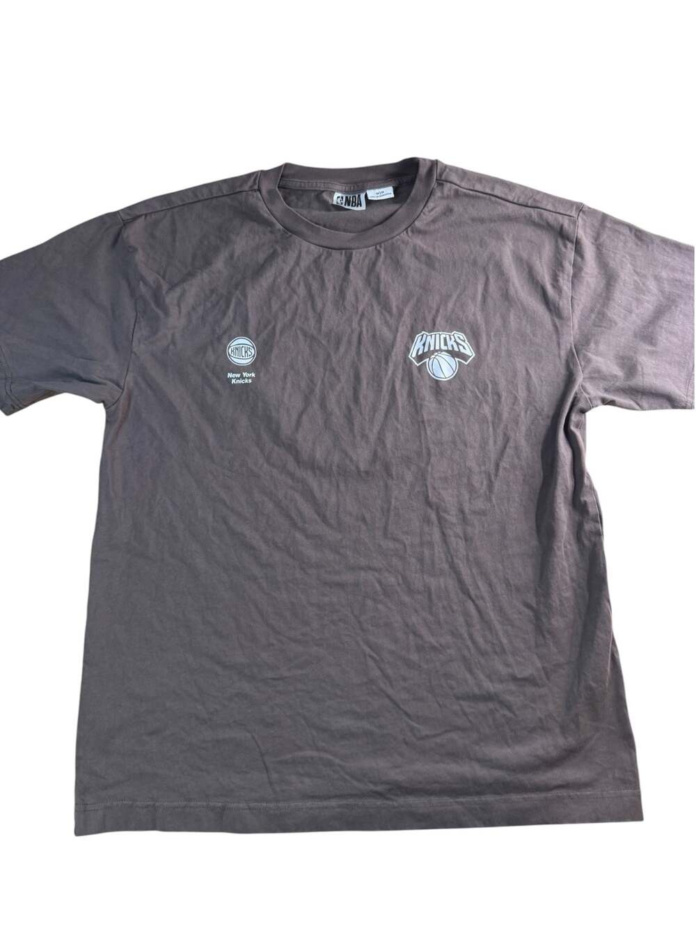 NBA New York Knicks Brown Graphic T-Shirt